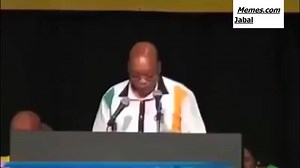In The Beninging refers to a viral video of South Africa president Jacob Zuma apparently struggling to say the opening verse of the Bible, "In the beginning." The video is doctored with a voiceover such that Zuma repeats "Beninging." The clip has been remixed multiple times on YouTube. Origin On November 20th, 2017, YouTuber M G posted a video in which a person dubs over a speech by Jacob Zuma, such that it looks like he's struggling to read the phrase "In the Beginning." The video gained over 1