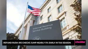 Refund rush: IRS checks jump nearly 11% early in tax season