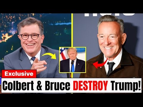 Stephen Colbert & Bruce Springsteen DESTROY Trump On LIVE TV | Late Night Roast