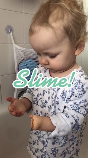 She wasn’t a fan, it got on her foot and then she was over it ❤️ #slimeplay #sensoryplay #gentleparenting #parentingwithunderstanding