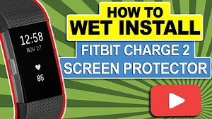 Watch How To Install Fitbit Charge 2 Screen Protector by RinoGear on Amazon Live