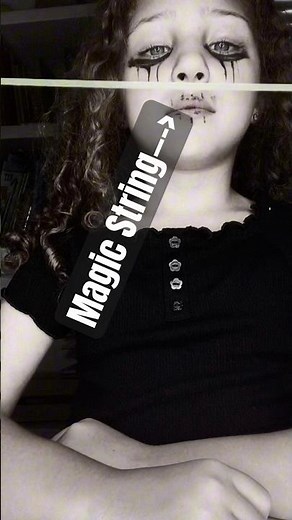 Magic string has returned in a creepy way! #creepymusic #halloween