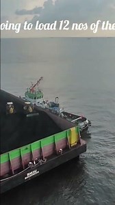 #Huge cargo ship loading coal#seamanstory