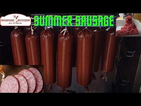 HOW TO MAKE VENISON SUMMER SAUSAGE! (Deer Summer Sausage)