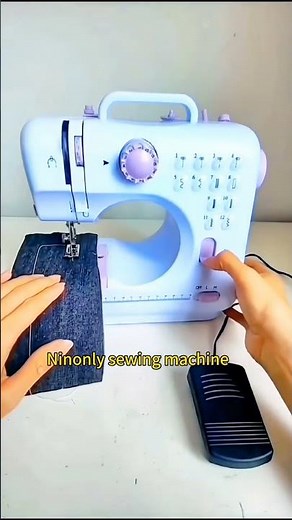 Beginner's Dream: Ninonly Mini Sewing Machine Does It ALL! (12 Stitches, Portable, Kit)