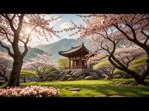 Sakura Serenade Cherry Blossoms 🌸🧘| Healing Ambient Beats for Deep Sleep