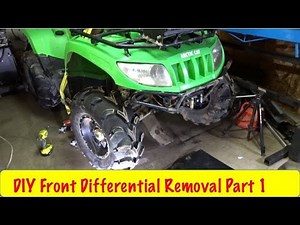 How to Remove Arctic Cat Front Differential Part 1DIY