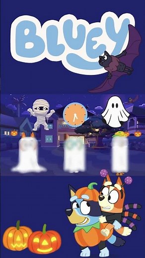 Bluey Find The Halloween Character 🎃👻