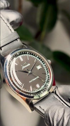India’s Pride in Every Tick – HMT Janata Automatic Black ⌚🖤 #Shorts