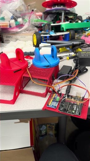 #RobotArm testing #robot #STEM #engineering #arduino #coding #artificialintelligence #aiart