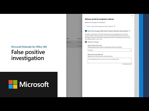 How to manage false positives - Microsoft Defender for Office 365