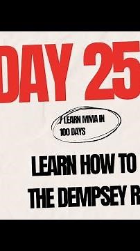 MMA Fundamentals: Day 25- Learn how to do the Dempsey roll