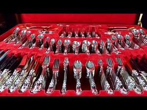 Tiffany & Co. Silver Flatware English King Pattern from M.S. Rau Antiques