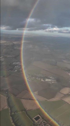 Skydivers Left SHOCKED After Seeing Rainbow Like Never Before #shorts