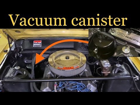 Vacuum canister install for power brakes on a classic car/truck.