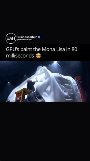 AI | Technology | Business on Instagram: "At the NVision 2008 conference, MythBusters hosts Jamie Hyneman and Adam Savage built a machine that made one idea instantly clear: the difference between a CPU and a GPU. Using two robots and thousands of paintballs, they recreated the Mona Lisa live on stage. One system worked step by step. The other processed everything in parallel. The result wasn’t just impressive, it was a visual explanation of why GPUs dominate tasks like graphics, AI, and large-s