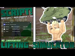 [Best! 💪] Lifting Simulator 🔥 No Linkvertise! Auto Lift / Auto Rebirth / Kill 🔥 PC & Mobile! (2024)