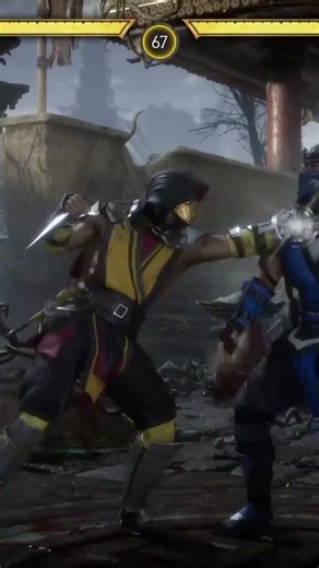 Scorpion vs sub zero in mk 11 round 1