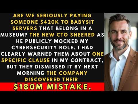 The New CTO Mocked My $420K Salary — One Contract Clause Cost Them $180 Million