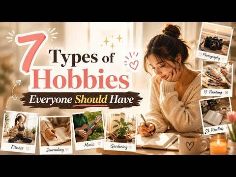 7 Types of Hobbies Everyone Should Have in Life 🌱 | Build a Better You