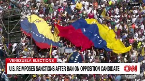 U.S. reimposes sanctions after ban on Venezuela opposition candidate