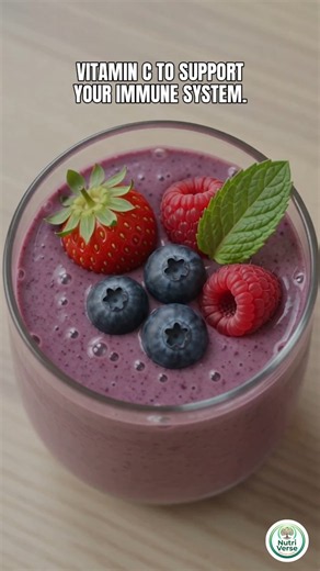 Healthy Mixed Berry Yogurt Shake | Creamy, Refreshing & Easy to Make! 🍓🫐🥤 #mixedberryshake #fypシ