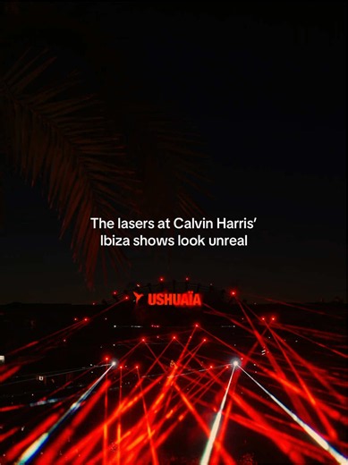 #calvinharris #blame #ibiza #ushuaia #lasers • calvin harris blame | laser lights