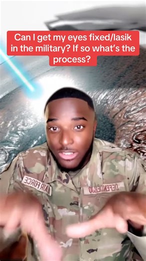 Josiah Hall on Instagram: "Did you get LASIK/Eye surgery in the military? #army #navy #marine #Airforce #skit #funny"