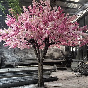[Hot Item] Wholesale Wedding Centerpiece Indoor Sakura Tree Artificial Silk Cherry Blossom Tree Cherry Blossom for Decoration