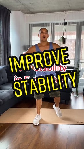 Improve your Stability 💪🏽 #beginnerworkout #stability
