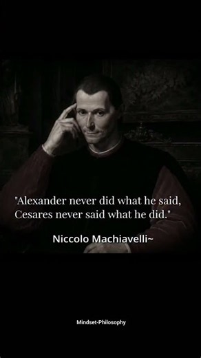 Machiavelli’s dark philosophy.🥶🥶