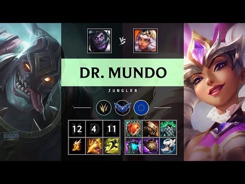 Dr. Mundo Jungle vs Qiyana - EUW Diamond Patch 25.19