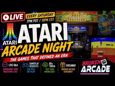 Atari Arcade Night | Ranking some of the best Atari games | LIVE
