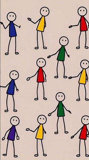 This stick figures dancing animation is so cool and fun