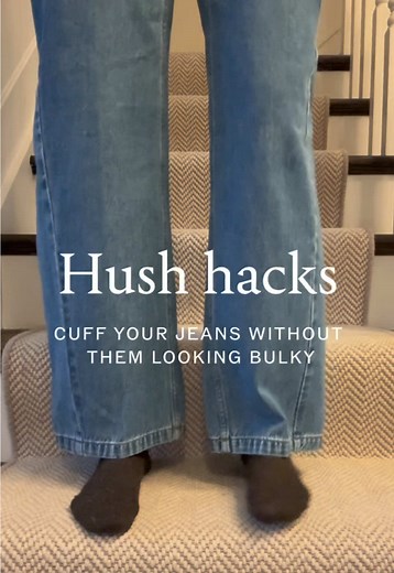 How to Cuff Jeans Without Bulk: Simple Wide‑Leg Hack