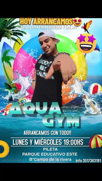 ¡Comienza el desafío Aqua Zumba en Córdoba!
