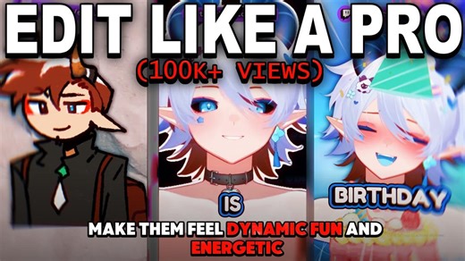 Youtuber/vtuber Style Video PRO Editing Tutorial Step by Step– Capcut, Reels, Tiktok Algorithm Tips - Etsy