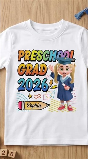 Cute Graduation T-Shirt For Girls #personalized #gifts #giftforgraduate