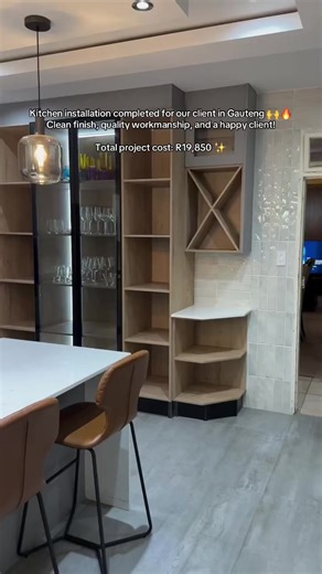 Stunning Kitchen Installation in Gauteng: Happy Client Experience