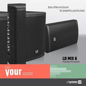 #FreeYourSound with the LD MIX 6 Portable PA System. With its powerful Bass reflex enclosure and 6.5” custom woofer, you’ll get to enjoy immersive sound at its purest form. Get yours today at www.thewowstore.com.ph/ld-systems-mix-6-pa-system! #LDSystemsPH | LD Systems PH