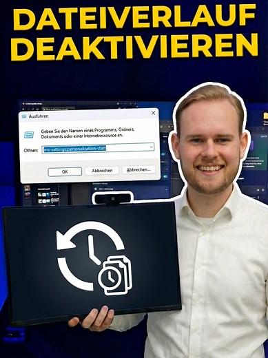 So findest du den Windows Dateiverlauf und deaktivierst ihn