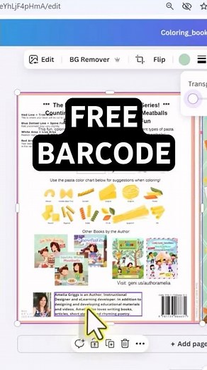 DO YOU NEED TO ADD A BAR CODE ON YOUR BOOK