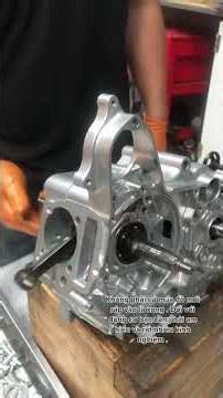 Honda Wave 100cc engine assembly.