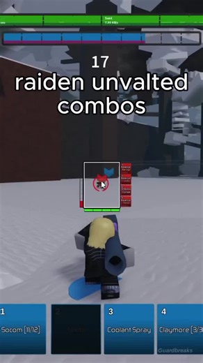 Raiden Unvaulted Techniques in Anime Battle Arena