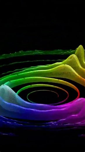 Blue AHH Remix GRAND FINALE — Cochlear Spiral Visualization #Shorts