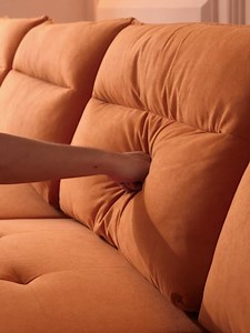 Modular Sectional Sofa Microsuede 3 Seat 102" L Shaped Couch Convertible Reversible Sofa Couch Furniture Sets with Removable Ottoman Tufted Oversized Sofa for Living Room, Apartment and Small Space