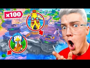 100 Joueurs CACHE CACHE au RAFT sur FORTNITE