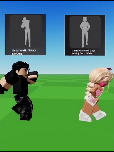 Matching emotes for a duo #roblox #rblx #edit #foryou #robloxedit