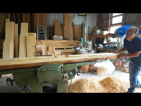 Crafting a Stylish Wood Kitchen Back Counter in a Steel Structure | Carpenter’s Renovation