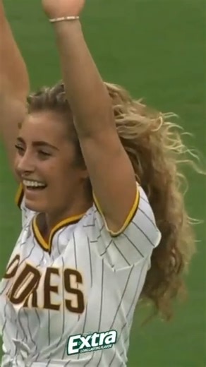 I THREW OUT THE FIRST PITCH 👀🏆 #WorldSeries | Demi Bagby